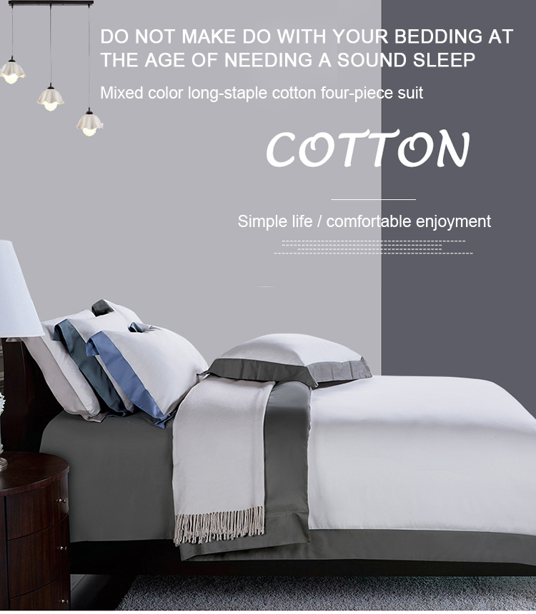 Cotton White King Size Bedding