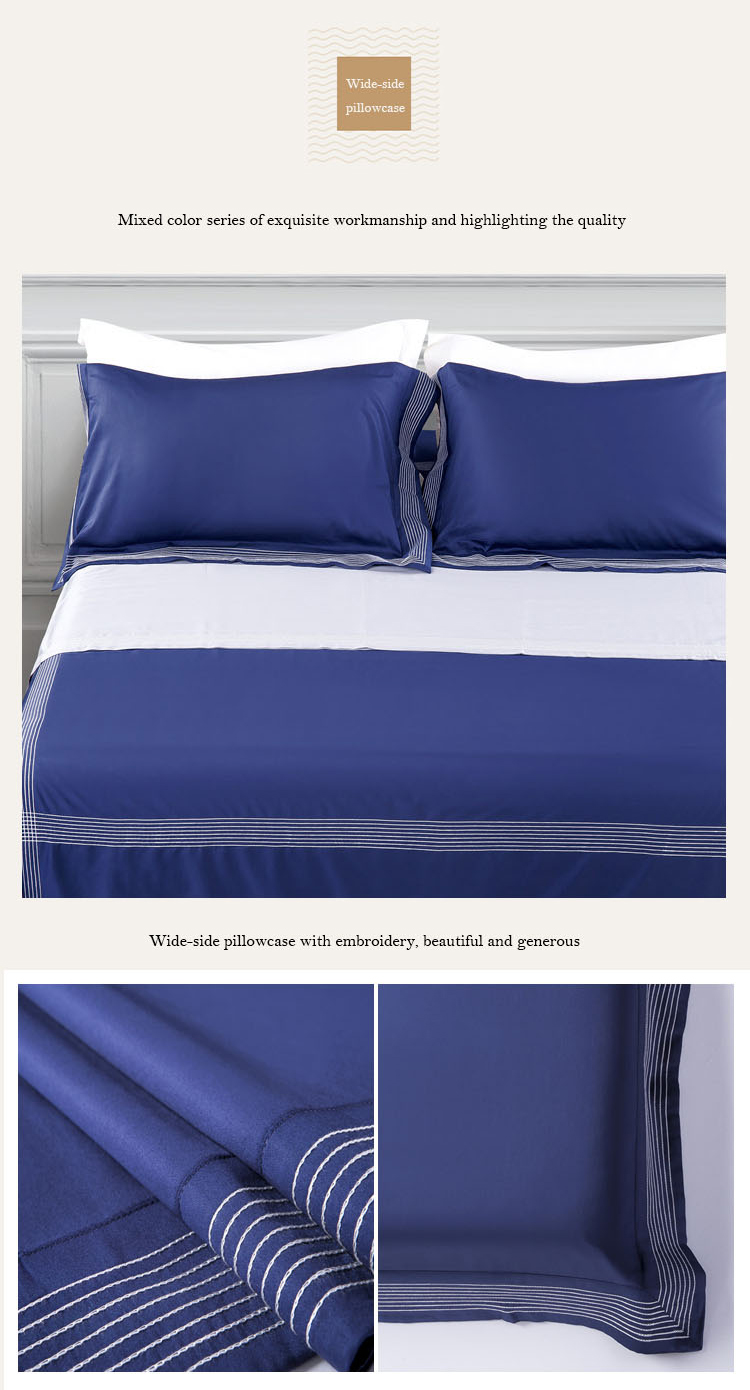 4PCS Cottage Full Bed Sheet Set