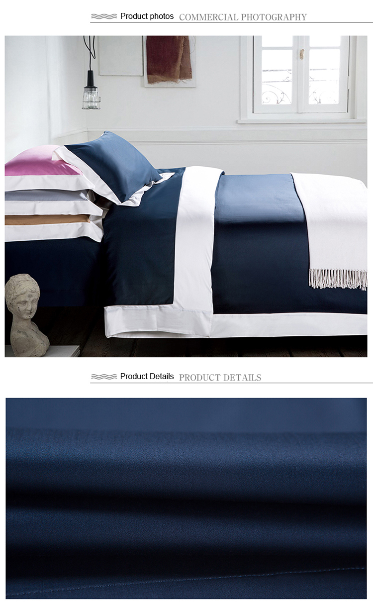 Patchwork Comfortable Blue King Size Duvet Cover