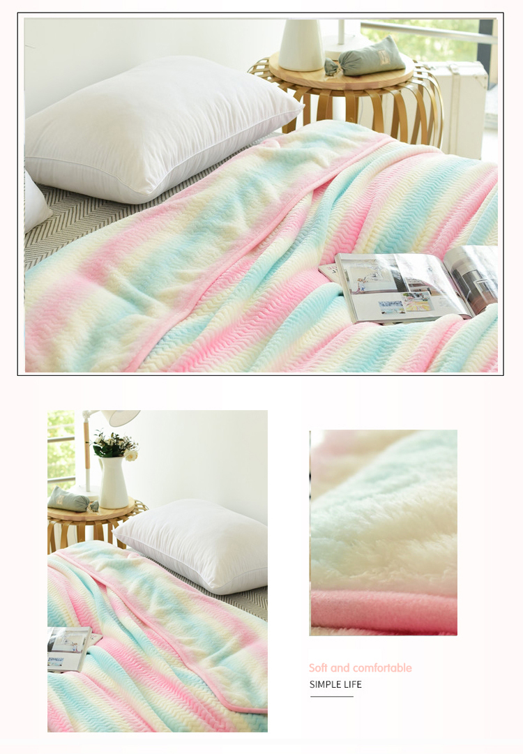 Custom Luxury Pink Flannel Blankets