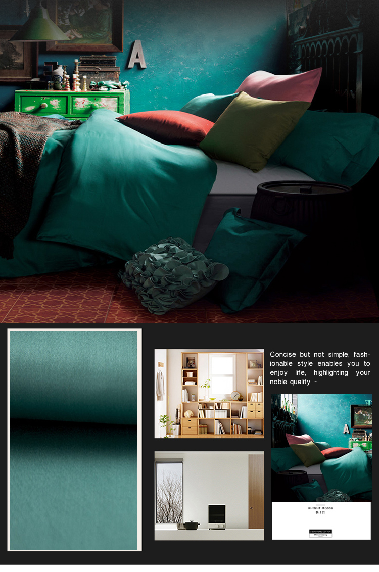 Cotton Villa Green Bedding Sets