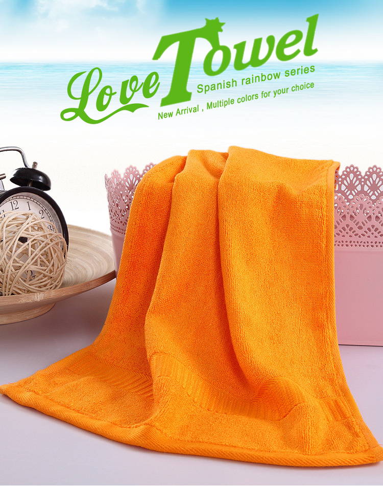 Extra Large Orange Bath Towels