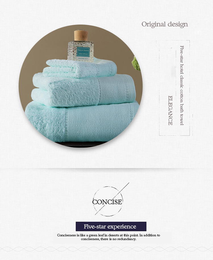 Soft Luxury Bathroom Towel Sets