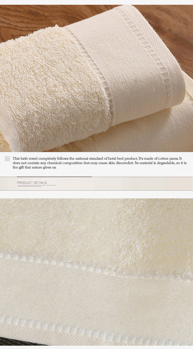 Professional Beach Cream Hand Towels