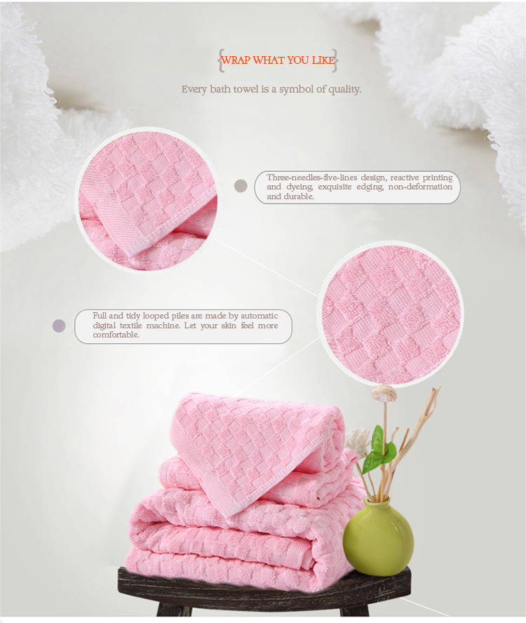 Terry Cloth Adult Pink Bath Sheets