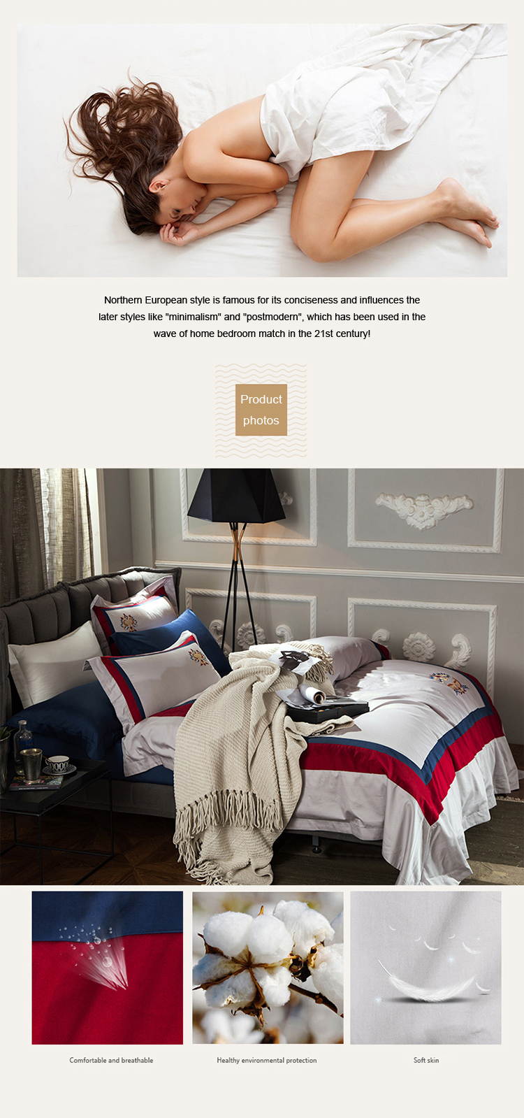 4PCS Luxurious Duvet Cover Sets