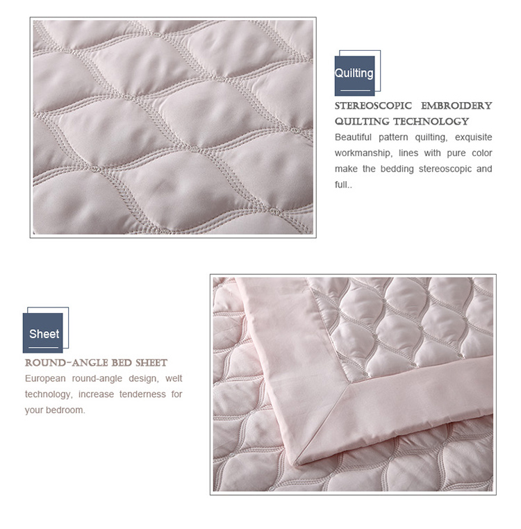 100% Cotton Matelassé Solid Bed Cover 