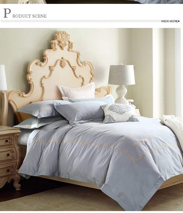 Comfortable King Grey Bed Linen