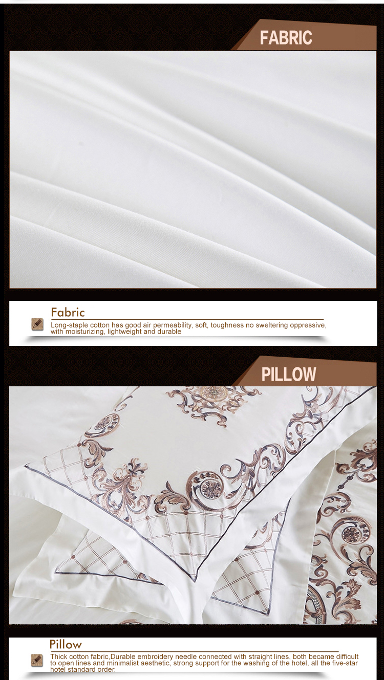 Luxury Custom Egyptian Cotton Duvet Cover