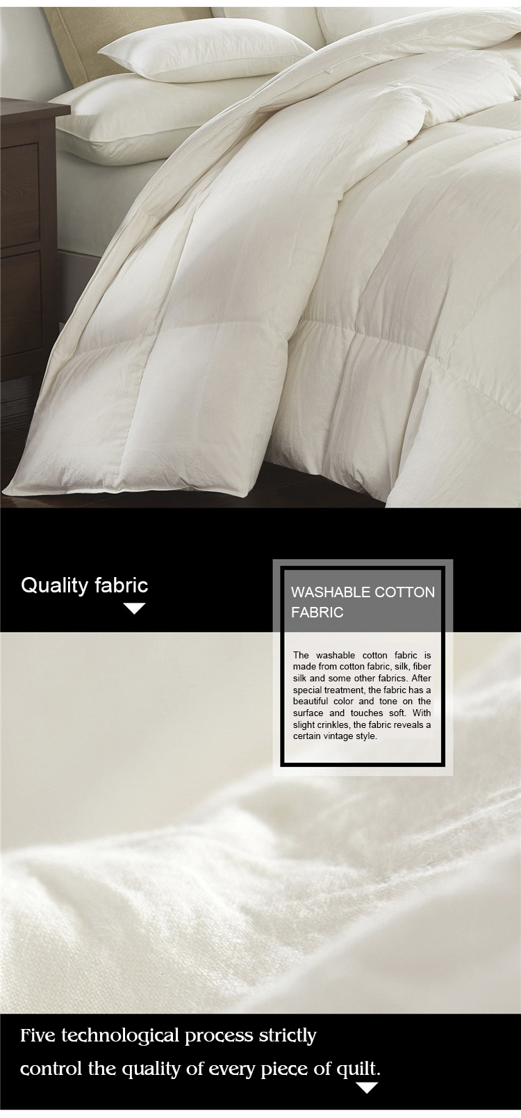 Cotton White Duvet Cover