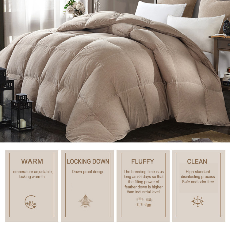 Soft Cotton White Hotel Duvet Cover