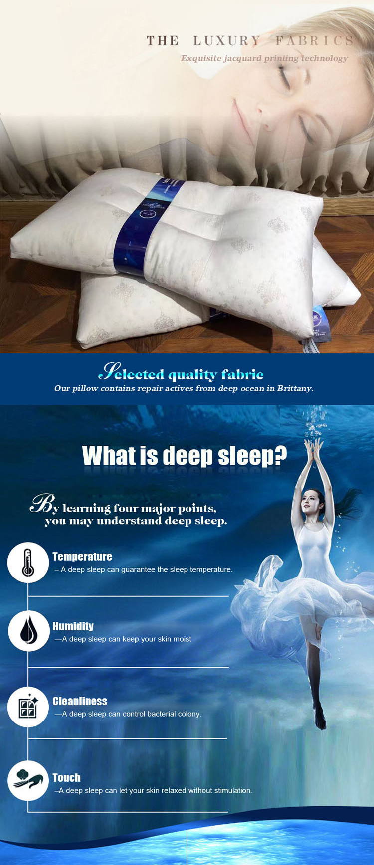 Factory Supply Polyester Pillows Sale