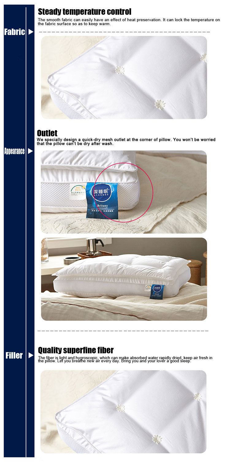 Environmental Pure Cotton Sleep Better Pillow