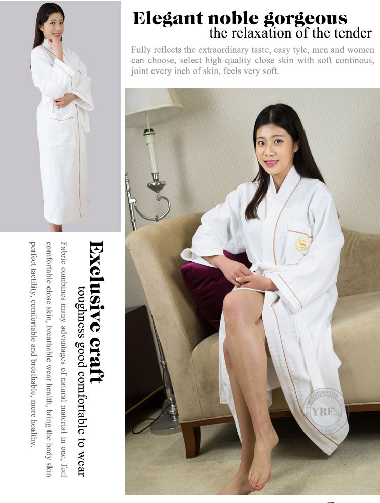 Collar Egyptian Cotton Bath Robes