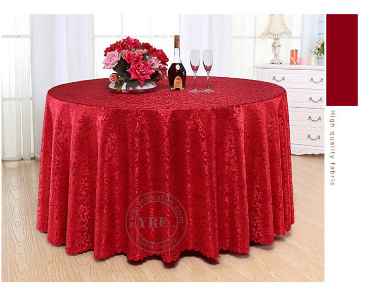 Red Sequin Table Cloth