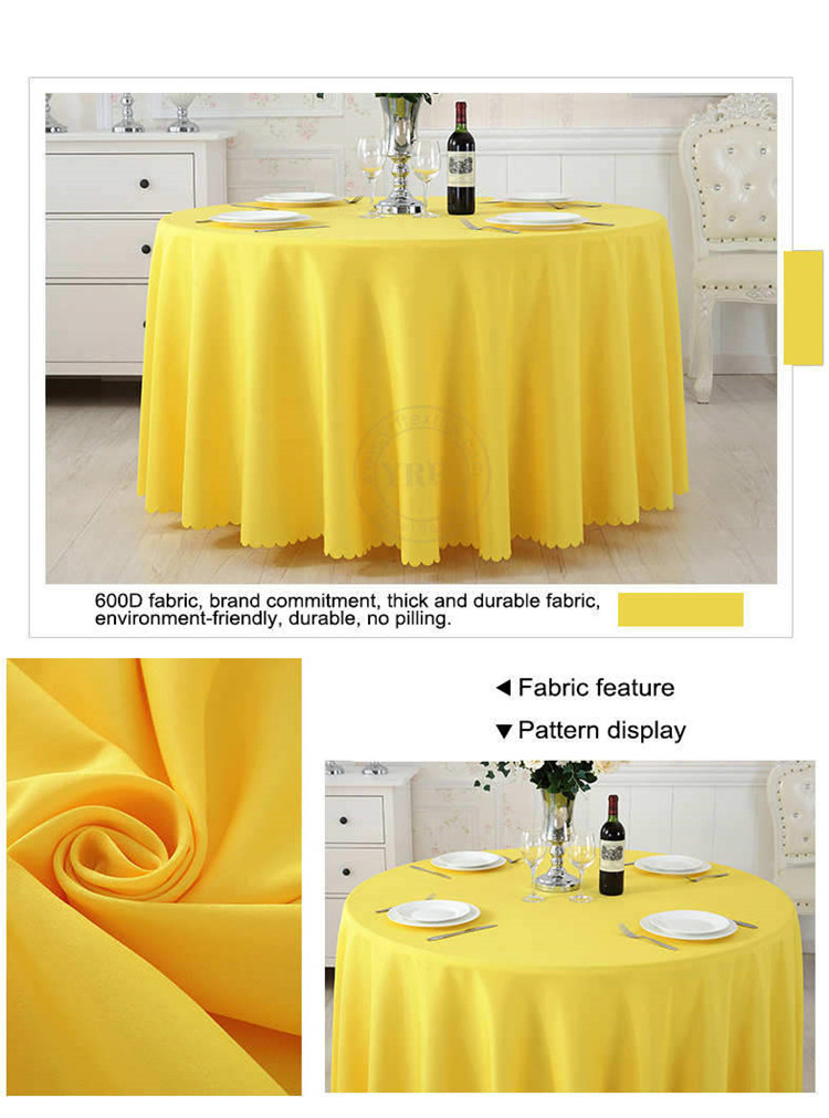 Fabric Trestle Round Table Cloth