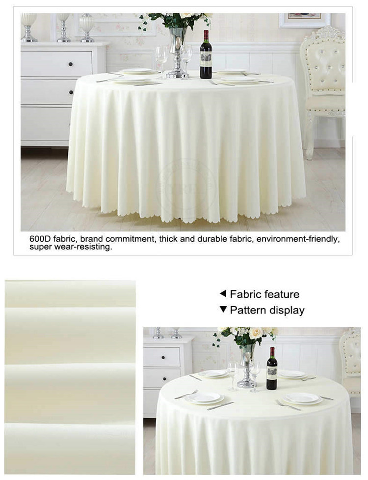 Satin Wedding Round Table Cloths