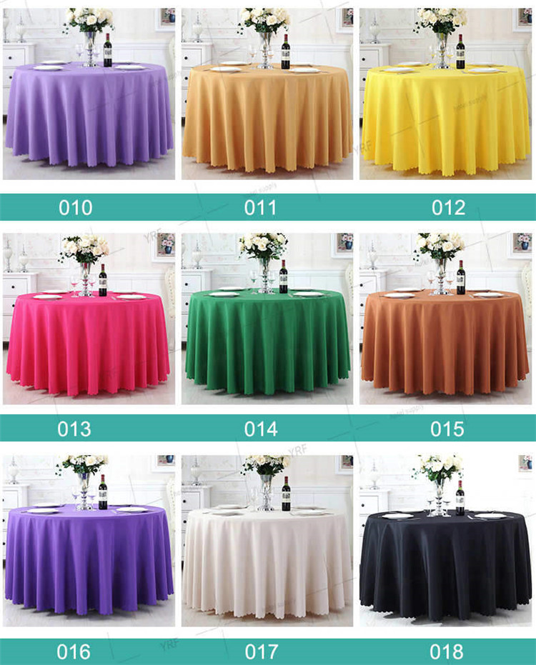 Round Restaurant Table Cloth