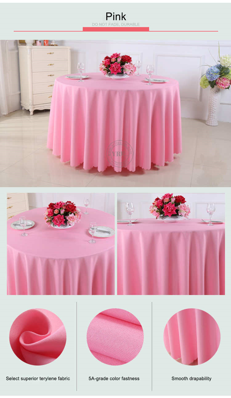 Burgundy Decorative Round Table Cloths