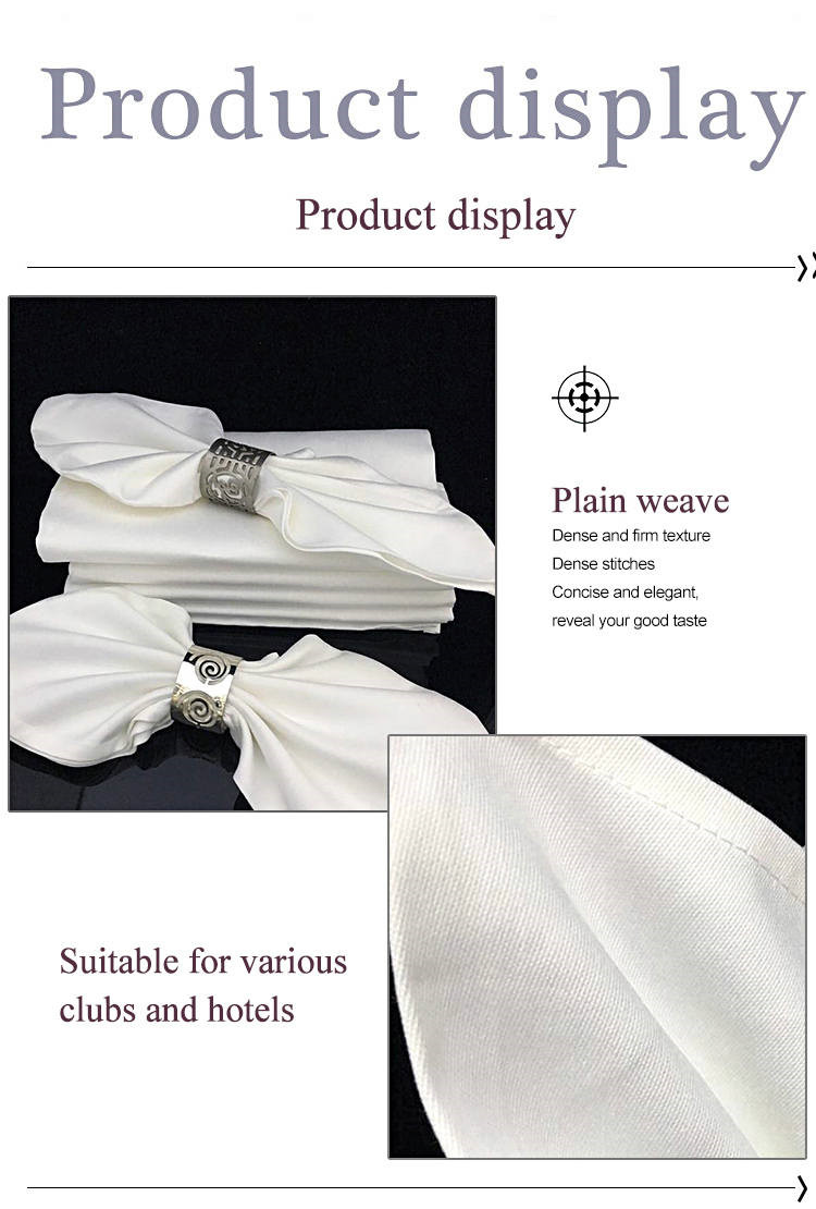 Luxury Hotel Cotton Napkins