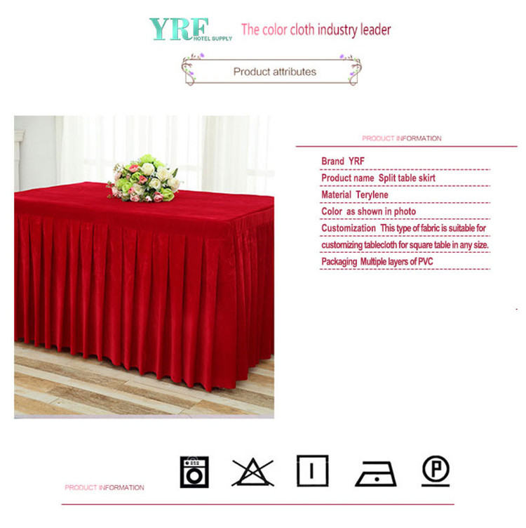 Manufacturer Square Table Skirt