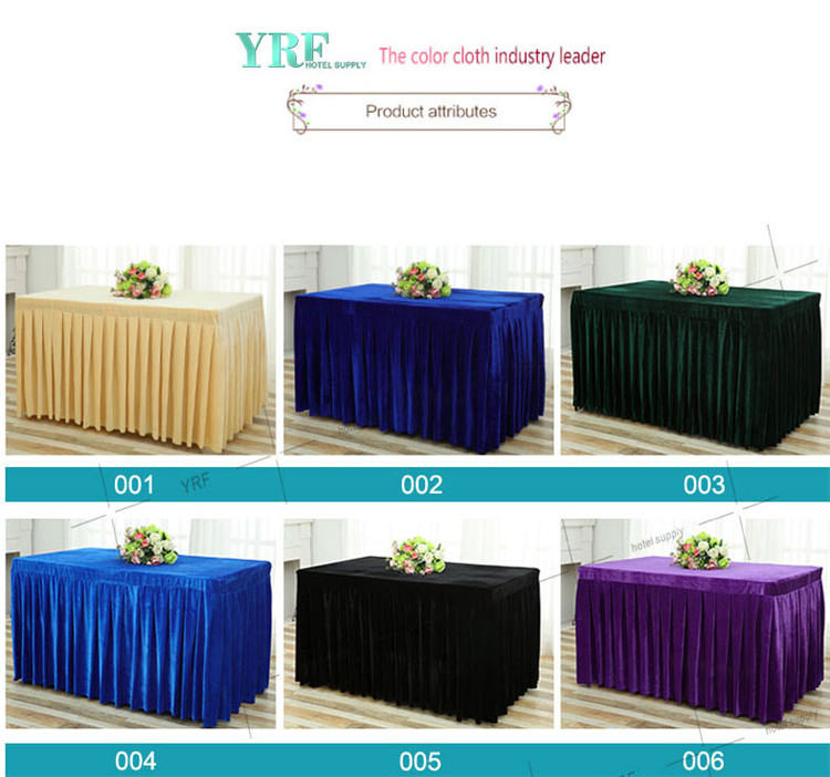 Sheer Ruffled Puffy Table Skirts