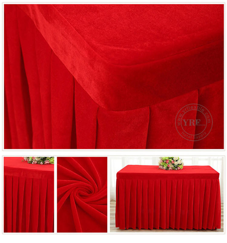 Manufacturer Square Table Skirt