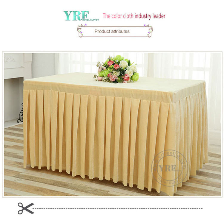 Manufacturer Rectangle Table Skirt