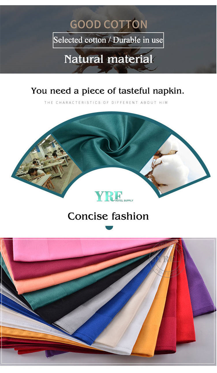 Round Wholesale Cotton Napkins