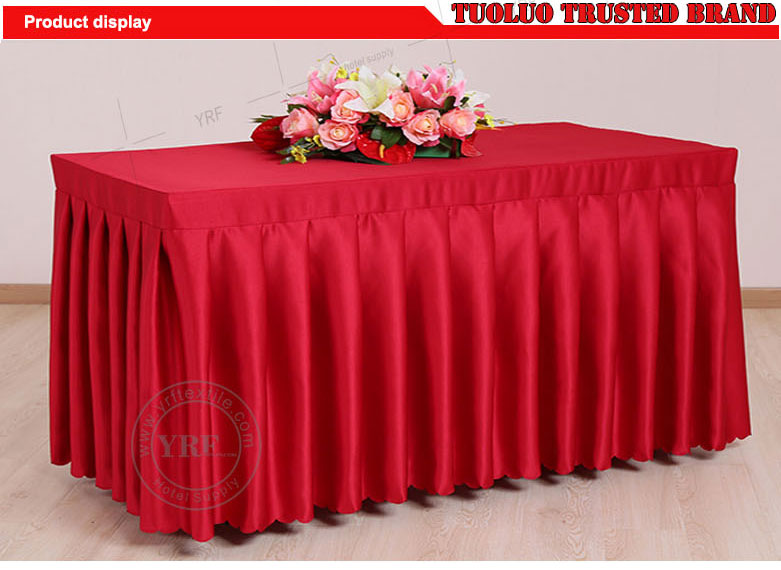 4 Star Hotel Yarn Dyed Table Skirt