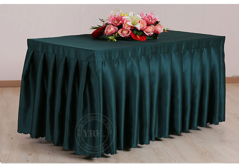 4 Star Hotel Yarn Dyed Table Skirt