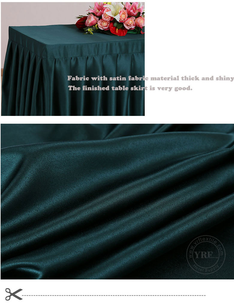 4 Star Hotel Yarn Dyed Table Skirt