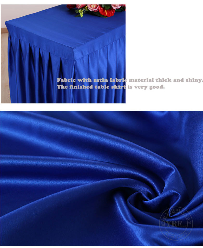 4 Star Hotel Yarn Dyed Table Skirt