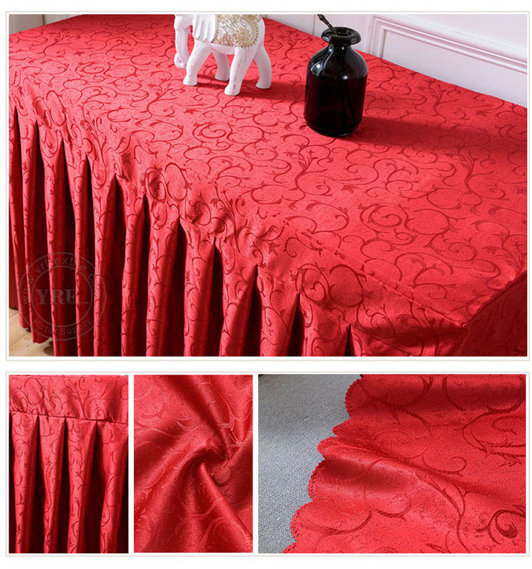 Cheap Solid Color Round Table Skirt