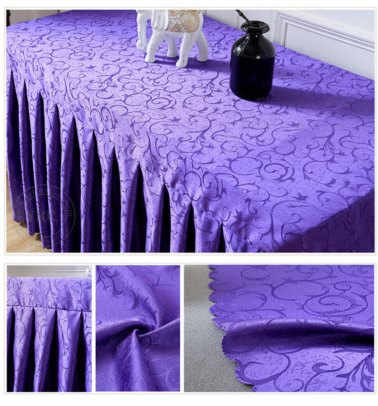 Cheap Solid Color Round Table Skirt