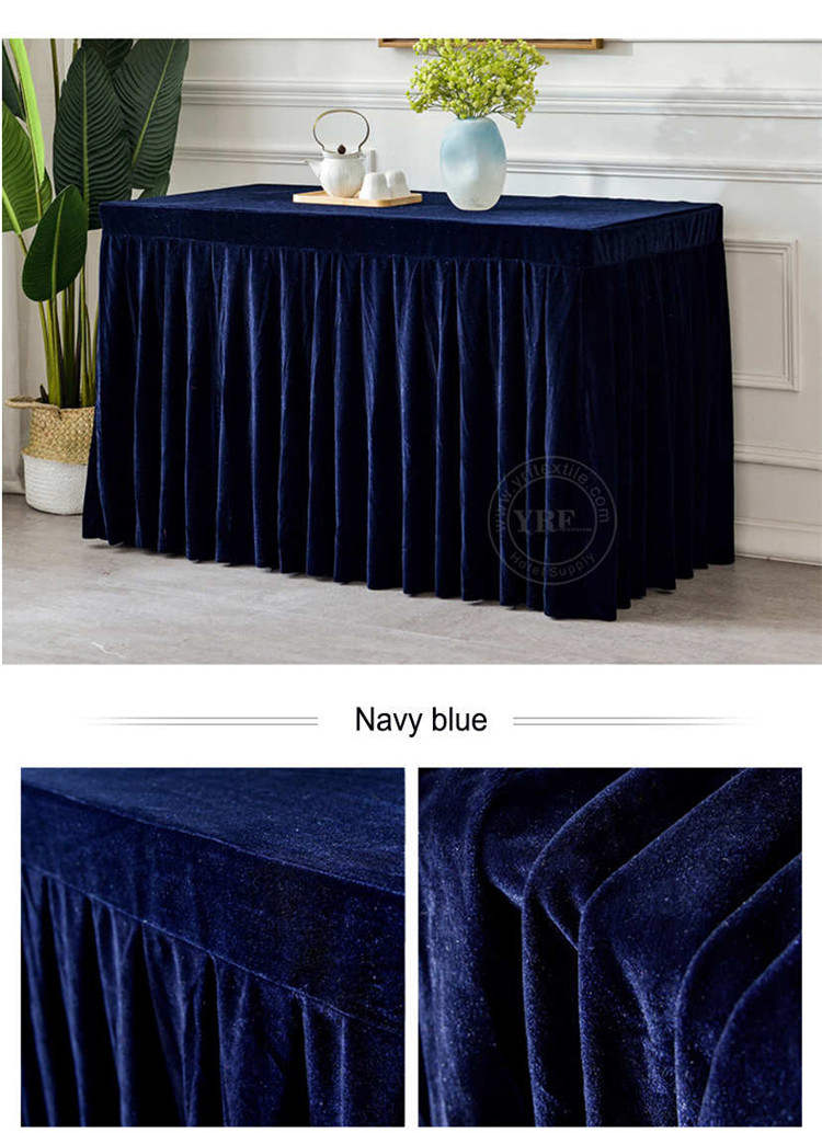 Sheer Ruffled Puffy Table Skirts