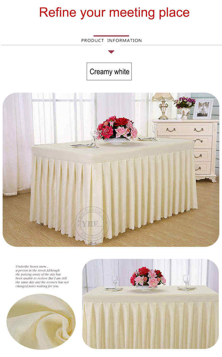 Durable Round Table Skirt