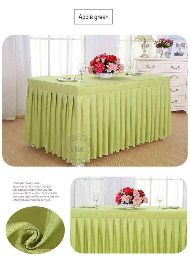 Durable Round Table Skirt