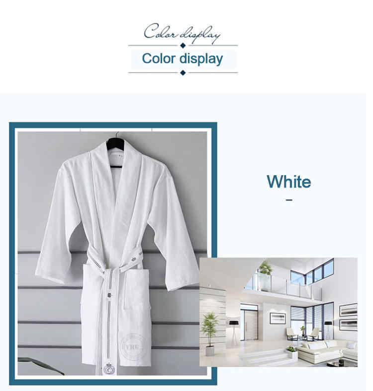 Luxury Cotton Hotel Bathrobe