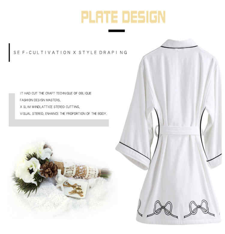 Hotel Jacquard Waffle Bathrobe