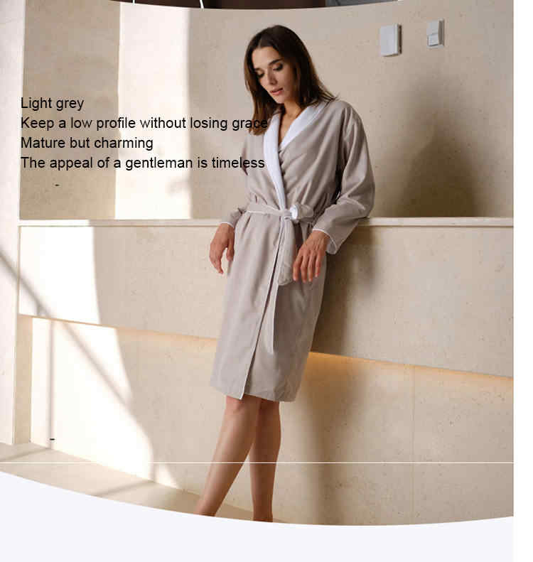 Hotel Linen 100% Cotton Bathrobe