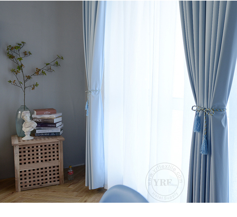 light aqua blackout curtains