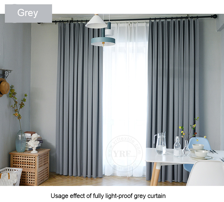 gray blackout curtains