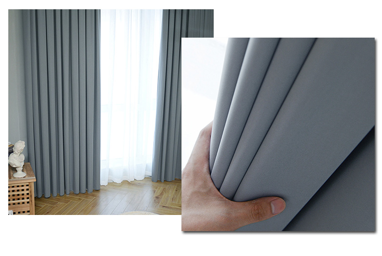 light grey blackout curtains