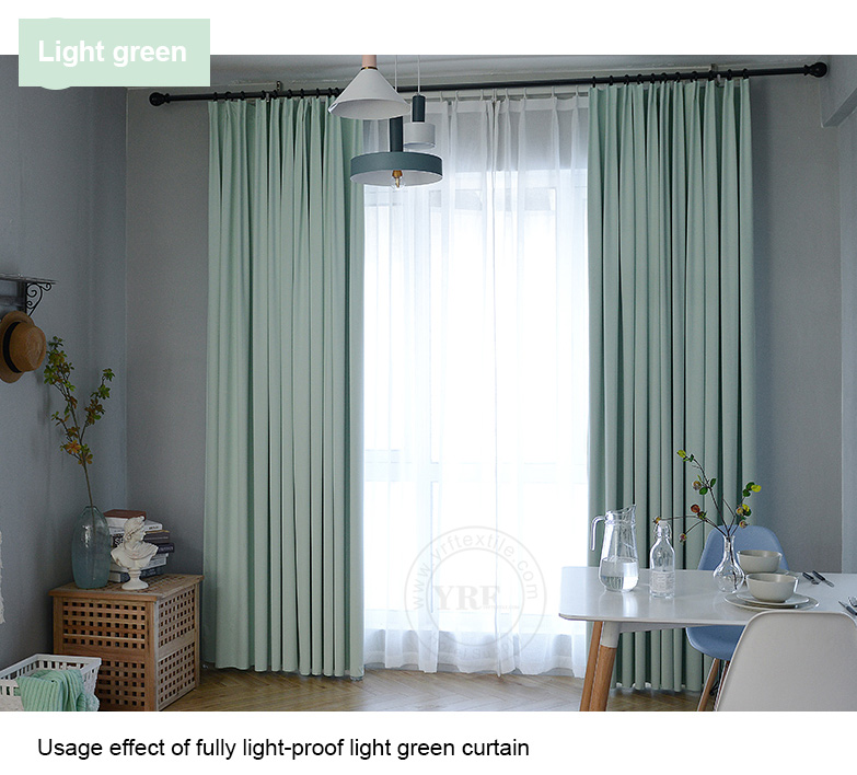 childrens green blackout curtains