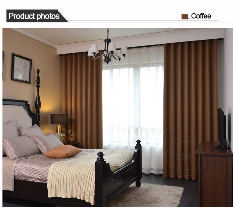 light brown blackout curtains