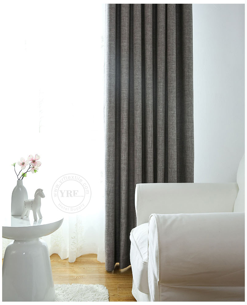 light gray blackout curtains