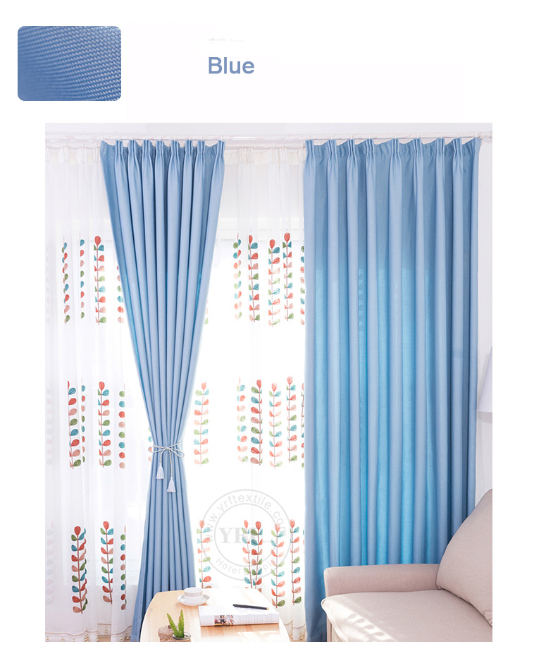 royal blue blackout curtains
