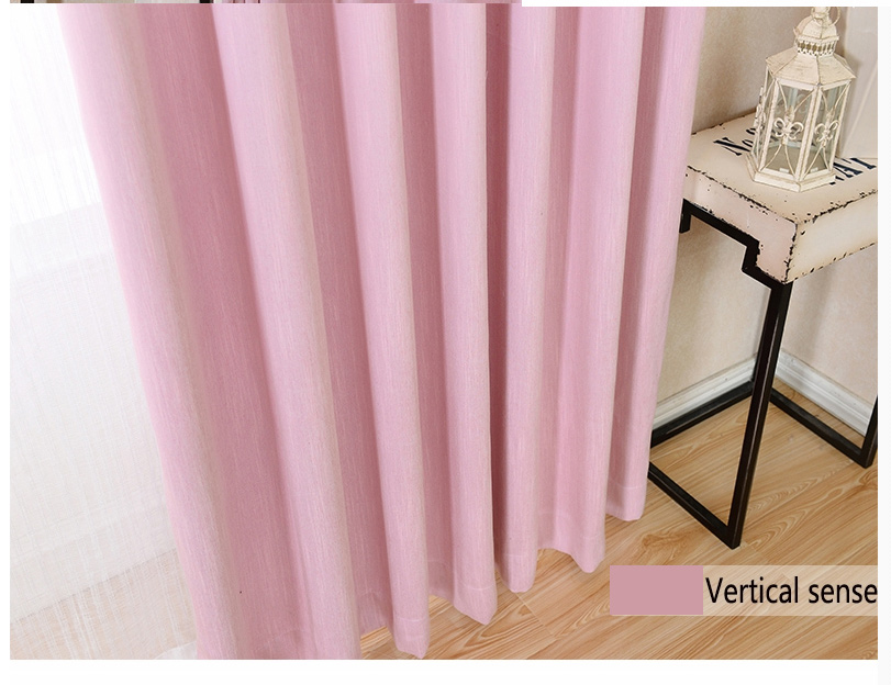 pink pencil pleat blackout curtains