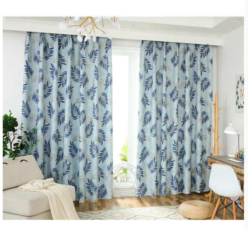 slate blue blackout curtains